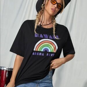 Aloha Lover graphic t-shirt top XL